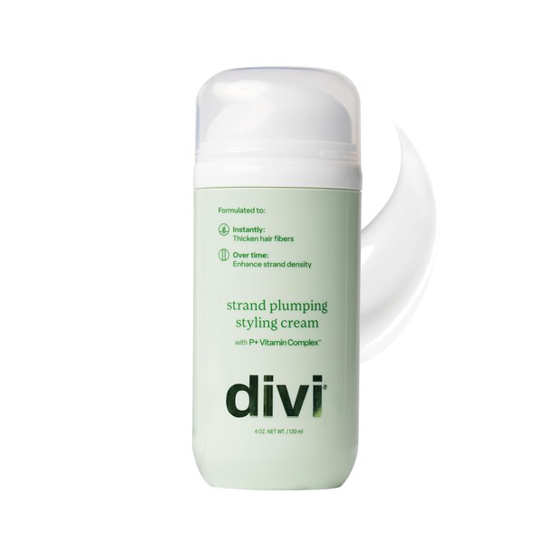 Divi Strand Styling Cream, Hair Thickening Treatment for Fine Hair,