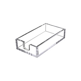 Wenkoni Acrylic Napkin Holder,Guest Towel Holder,for Hotel,Bar,Restaurant,Party,Weddings,living room,Kitchen Clear