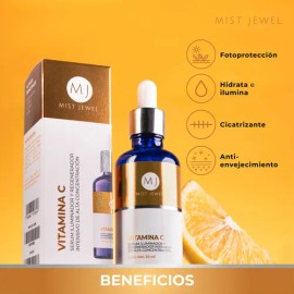 Serum Vitamina C + Acido Hialurónico +vit E Hidratante Suero Tipo de piel Todo tipo de piel