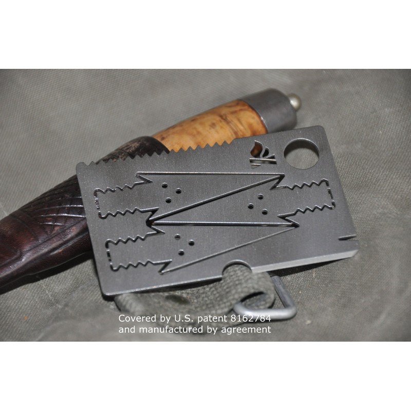 BE Survival Arrow Card, Compact Outdoor Tool, Versatile & Robust,