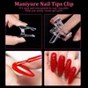 20pcs/set Nail Tips Clip Nail Art Tools DIY Finger Extension