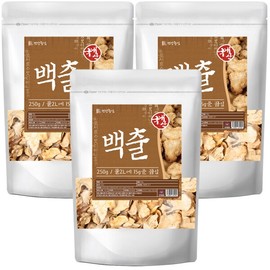 Domestic Baekchul Sapju root, 3 pieces 250g / 국산 백출 삽주뿌리 250g 3개