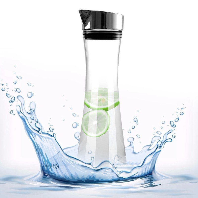 0.8L Acrylic Transparent Juice Bottle Transparent Juice Bottle Water Jug