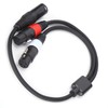 JORIND 5Pin XLR Male to Dual 3Pin XLR Female Cable