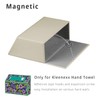 Hand Towels Box Cover,PU Leather Wall-Mounted Tissue Box Cover Holder