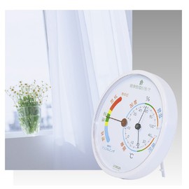 クレセル 温湿度計(健康目安計) ホワイト TF-165