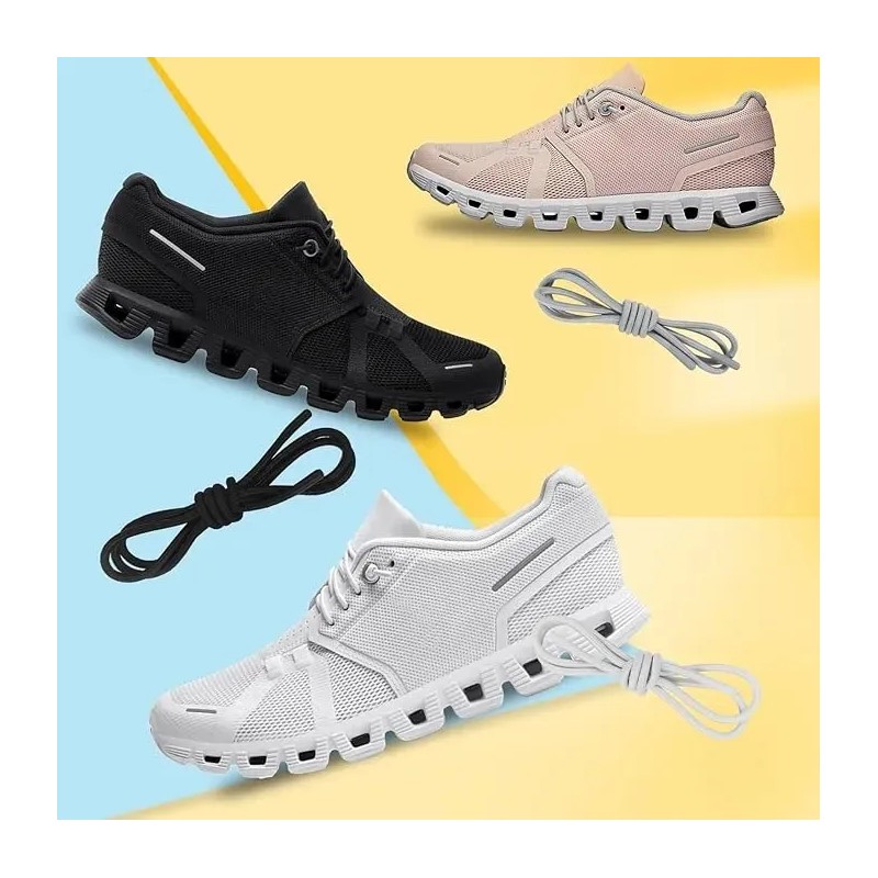 6 Pares/set Agujetas Cordones Elásticos Para Tenis