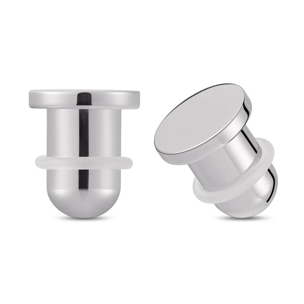 Longbeauty 1 Pair of G23 Titanium Ear Plugs Tunnels Stretching