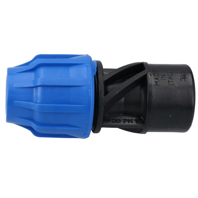 20mm x 3/4" MDPE Female Adapter Compression Coupling Fitting Water