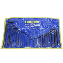 AB Tools 25pc Metric and AF Allen Alan Allan Hexagon Hex Key Set TE054