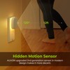 AUVON Plug-in LED Backlit Night Light with Motion Sensor &