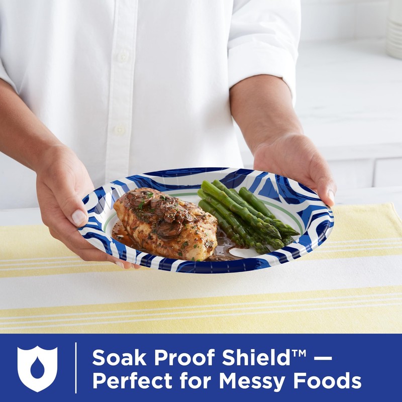 Dixie Ultra, Large Paper Plates, 10 Inch, 100 Count, 3X