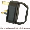 Mr. Gadget's Solutions® UK Mains Easy Pull Grip Handle Plug