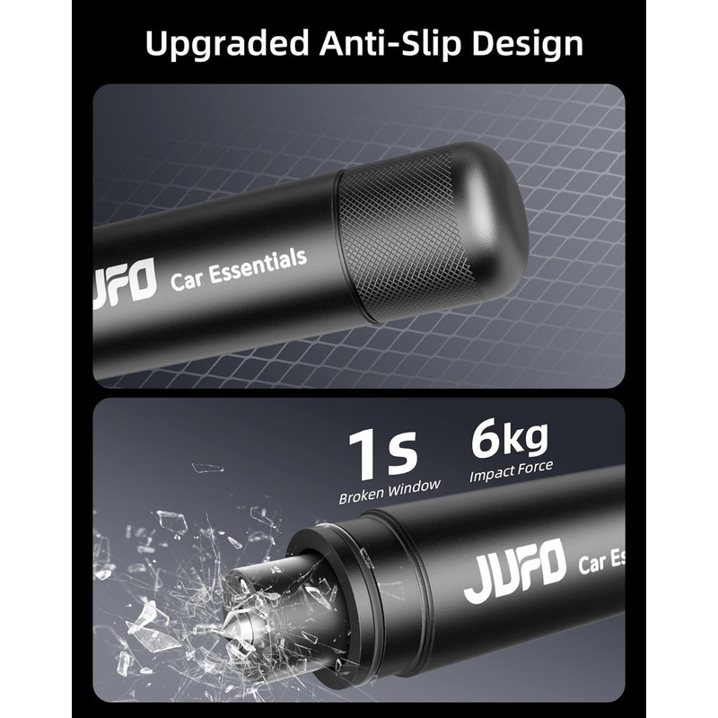 JUFO 3 packs Car Escape Tool with Seat Belt Cutter