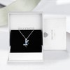 PRAYMOS Collar de plata de ley 925 con libélula para