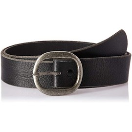Danbury womens Soft Genuine Leather Belt, Black, Medium US