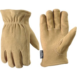 Wells Lamont Men's Thinsulate Deerskin Winter Gloves, Medium (1091), Tan