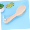 minkissy Pcs Curved Handle Bath Brush Natural Bristle Massage Brush