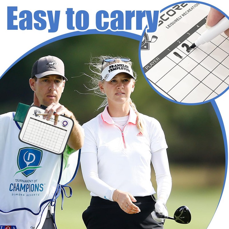 IKOPFLN Golf Club Range Chart Card Golf Club Range Estimation