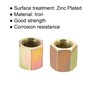 MECCANIXITY Hex Coupling Nuts M10 x 1mm Fine Thread 15mm