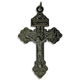 Gifts Catholic Inc. Pardon of Indulgence Crucifix - Gun Metal Finish