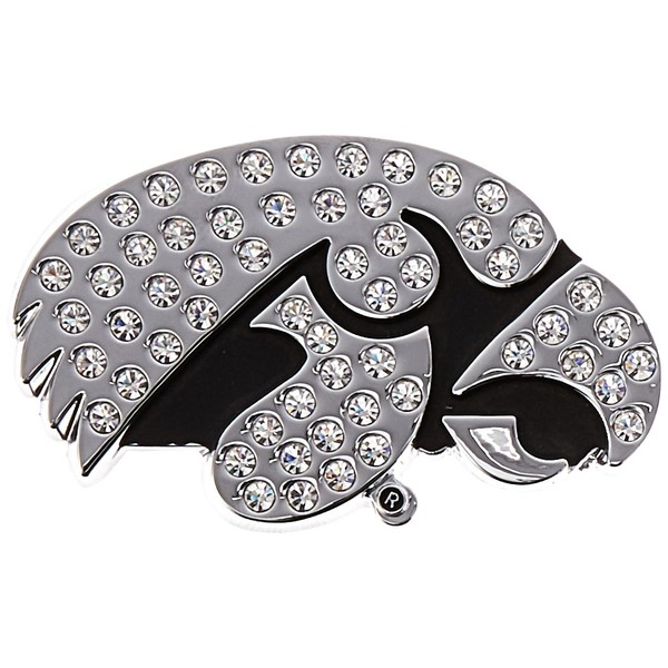 Elektroplate University of Iowa (Tiger Hawk with Austiran Crystals) Emblem