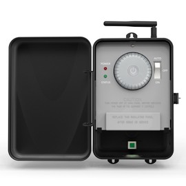 BN-LINK Pool Timer, Outdoor WiFi Timer Switch for Water Heater, Pool Pump, Metal Casing, Heavy Duty 40A 120-277 VAC 2HP