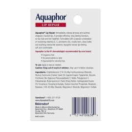 Aquaphor Lip Repair Ointment - Long-lasting Moisture, 0.35 Fl Oz (Pack of 1)...