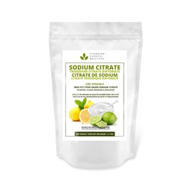 Sodium Citrate FCC Food Grade – Trisodium Citrate Dihydrate (6132-04-3) | pH Buffer, Flavor Enhancer, Emulsifier | 500g / 1.1 lb Resealable Pouch | Steveston Chemical Solutions, a Canadian Company
