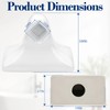 2 Pcs Ceramic Towel Bar Replacement Rod Holder Brackets Kit,