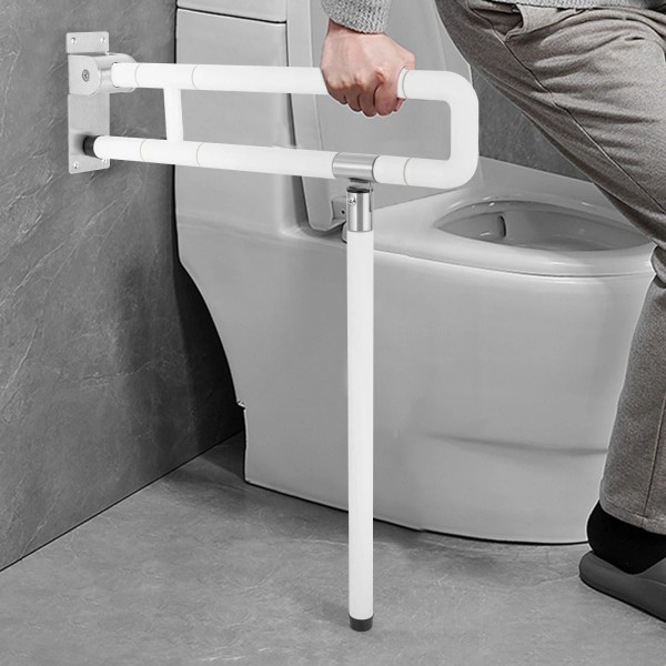 Unbranded Comfortable Grip Friction Particle Bathroom Collapsible Grab Bar Waterproof