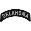 Ivamis Oklahoma Patch Iron on State Rocker- 4x1.75 inch -