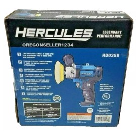 HERCULES NEW 12V POLISHER SANDER MACHINE AUTO BUFFER VARIABLE-SPEED CORDLESS (TOOL ONLY)