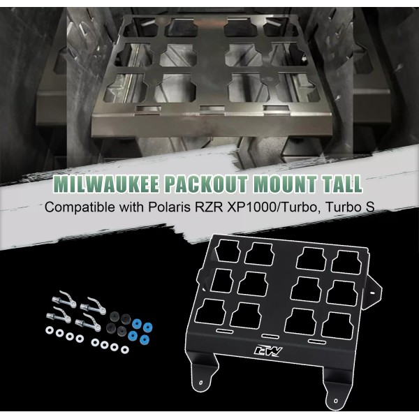 TIXO 4 Wide Packout Mount For Polaris RZR XP1000/ Turbo/