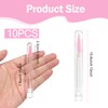 10PCS Sparkling Handle Eyelash Brush in Test Tube Packaging, Lash