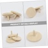 Kisangel 20pcs Wooden Golf Ball Position Markers Durable Eco-Friendly Alignment