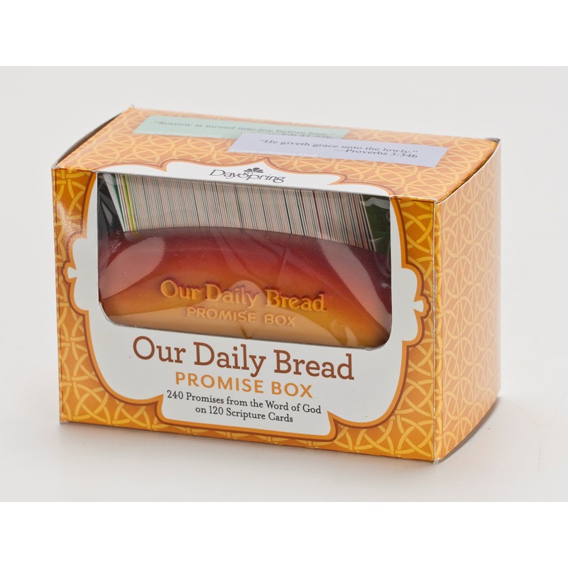 DaySpring Our Our Daily Bread Promise Box with Scripture Cards,