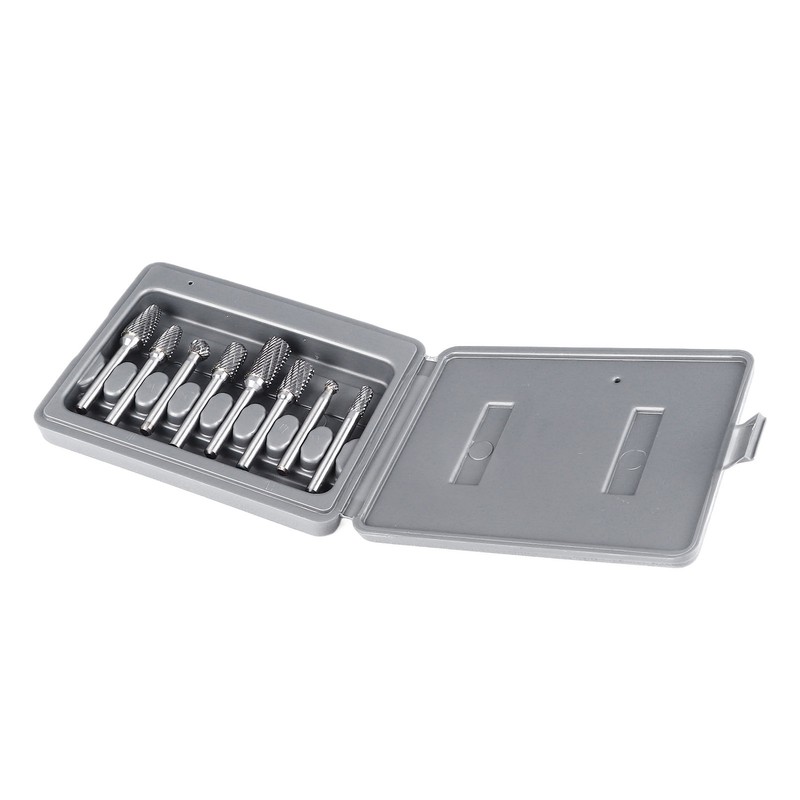 8PCS Set Stone Carving Set Tungsten Steel Rotary Polishing Rotary
