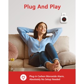 Carbon Monoxide Detectors Plug-in Wall, VITITE Digital Carbon Monoxide Alarm for Home and RV Travel Camping, CO Detector with Audible & Digital Alarm, Easy to Install & Removal