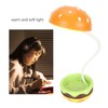 Kids Reading Light Hamburger Style Flexible Gooseneck USB Charge Soft
