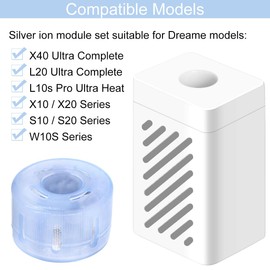 EATBALE Silver Ion Module Replacement Parts for Dreame X40 Ultra Complete / L20 Ultra Complete / L10s Pro Ultra Heat / X10 / X20 / S10 / S20 / W10S Robot Water Tank Ion Odor Removal Sterilization