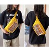 Fanny Pack Ita Bag Crossbody Kawaii Cute Pin Display Bag