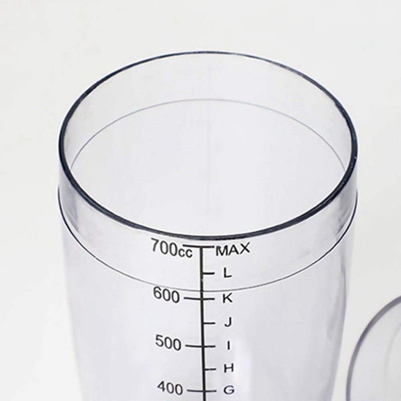 FEOOWV Plastic Cocktail Shaker, Hand Drink Mixer Boba Tea Shaker