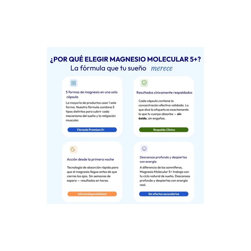 Molecular Labs Magnesio Cápsulas 600 Vitamina Tipos