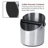 Thicken Round Stainless Steel Coffee Grounds Container Box Bucket Durable
