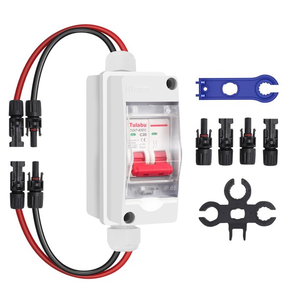 Mini Circuit Breaker, 20A 500V PV Disconnect Switch Solar Isolator,