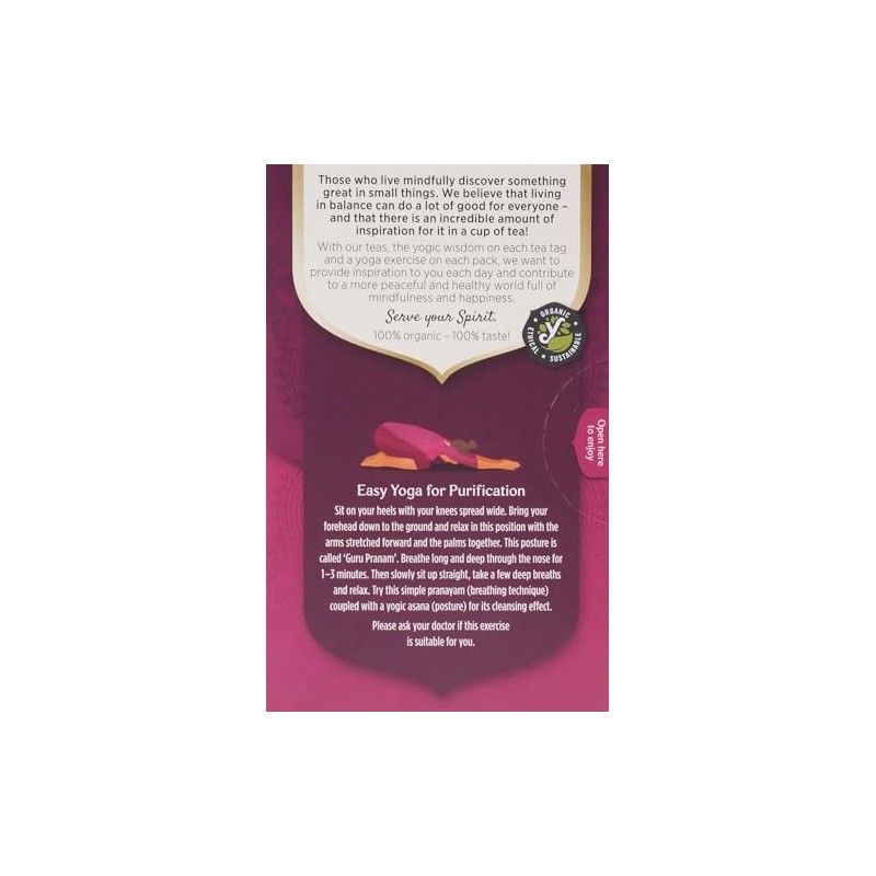 YOGI TEA Detox Tea 17 Bags (30.6g) - Supports Internal