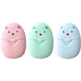 Jinshining 150pcs Soap Sheets Portable Disposables Scente Bath Slices Sheet Foaming Paper Soaps for Home Travel Outdoor Bathroom Personal Care