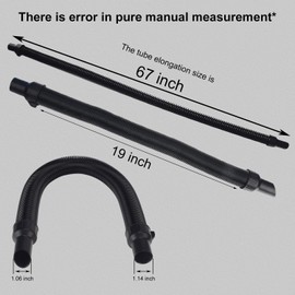 5140128-68 Replacement Hose Assembly Compatible with D-ewalt Leaf Blower and Vacuum 704660053412 DCV580 DCV581H DCV580MAX (5140128-68)