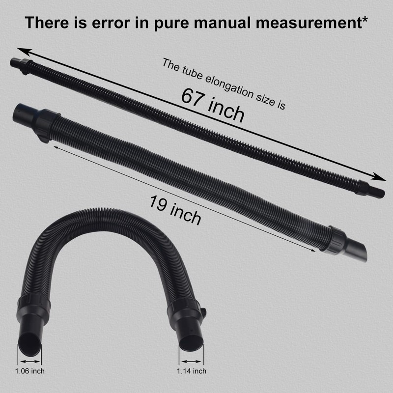 5140128-68 Replacement Hose Assembly Compatible with D-ewalt Leaf Blower and